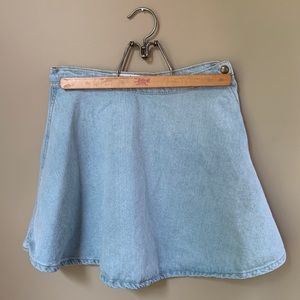 American Apparrel Denim Circle Skirt